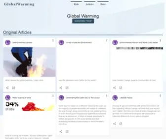 Globalwarming.com(Global Warming) Screenshot