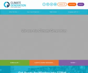 Globalwarming101.com(Climate Generation) Screenshot