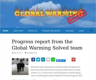 Globalwarmingsolved.com(Global Warming Solved) Screenshot