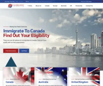 Globalwaymigration.com(Making Your Dream Our Responsibilty) Screenshot