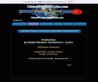 Globalweathercycles.com(2021 Winter Predictions) Screenshot