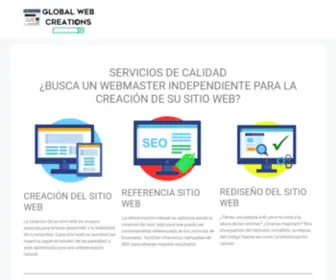 Globalwebcreations.com(Tienda virtual) Screenshot