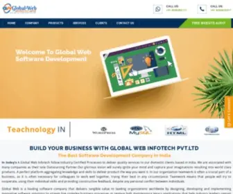 Globalwebinfotech.in(Globalwebinfotech) Screenshot