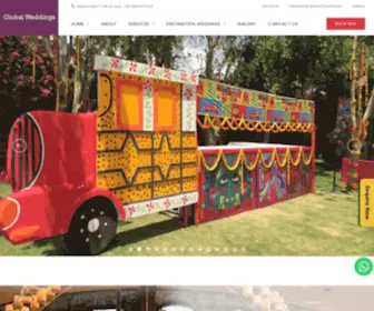 Globalweddings.in(Destination Weddings Planners in Delhi) Screenshot