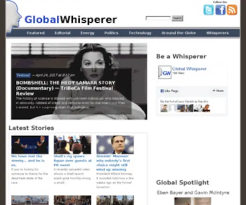 Globalwhisperer.com(GW WP) Screenshot