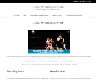 Globalwrestlingnetwork.com(Promoting Wrestling TV Throughout The World) Screenshot