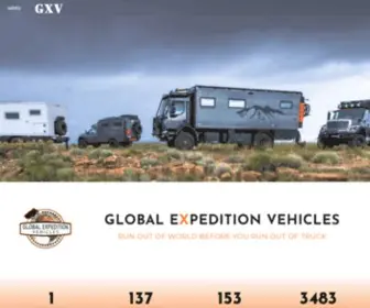 GlobalXvehicles.com(Global Expedition Vehicles) Screenshot