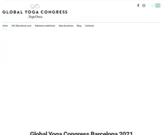 Globalyogacongress.com(Global Yoga Congress) Screenshot