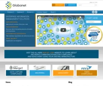 Globanet.com(Leaders In Data Governance) Screenshot