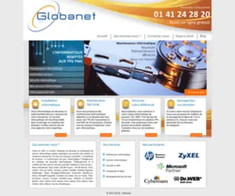 Globanet.fr(Maintenance Informatique) Screenshot