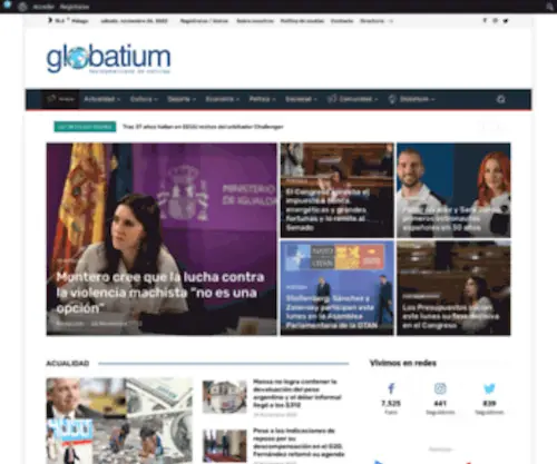 Globatium.net(Revista de Globatium) Screenshot