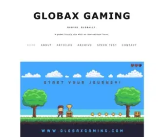 Globaxgaming.com(GlobaX Gaming) Screenshot