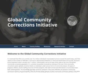 Globcci.org(Global Community Corrections Initiative) Screenshot