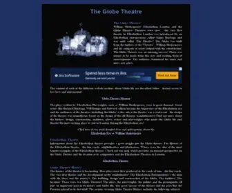 Globe-Theatre.org.uk(Globe Theatre) Screenshot