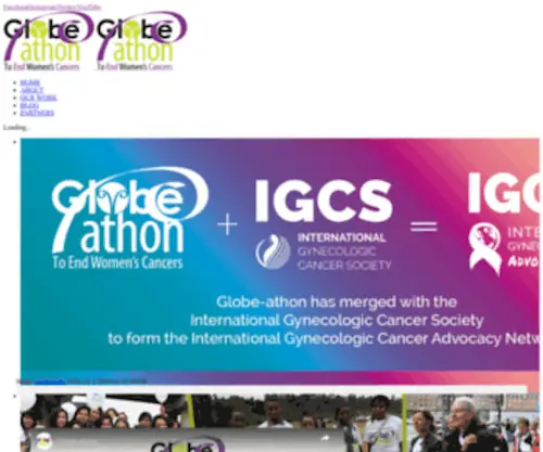 Globeathon.com(To End Women's Cancer) Screenshot