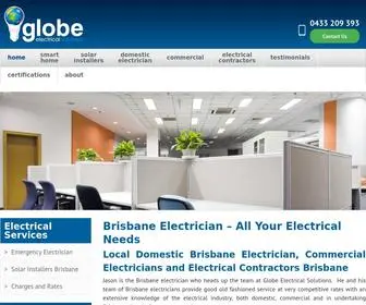 Globeelectrical.com.au(Brisbane Electrician) Screenshot