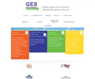 Globeexpress.com(Globe Express Services (GES)) Screenshot