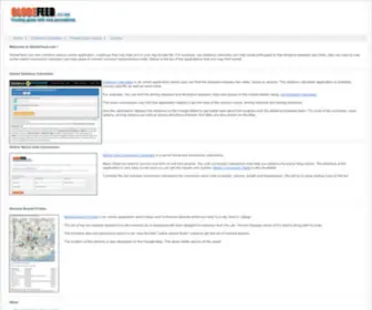 Globefeed.com(Distance Calculator) Screenshot