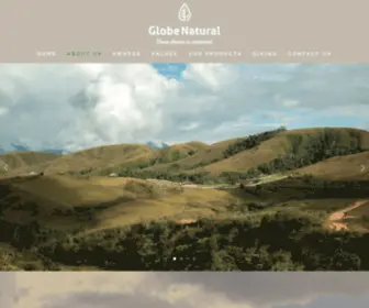 Globenatural.com(Globe Natural) Screenshot