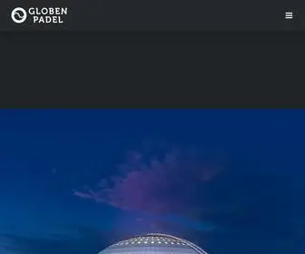 Globenpadel.se(Välkommen till Globen Padel) Screenshot