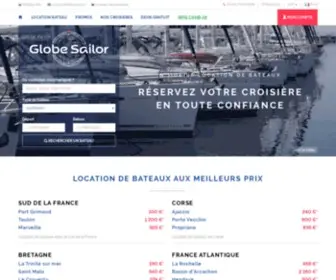 Globesailor.fr(Location) Screenshot