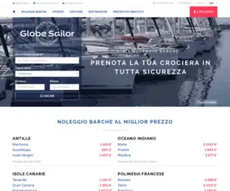 Globesailor.it(Noleggio Barche a vela) Screenshot