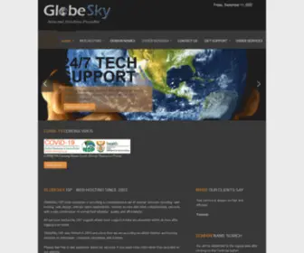 Globeskyisp.co.za(GlobeSky ISP) Screenshot