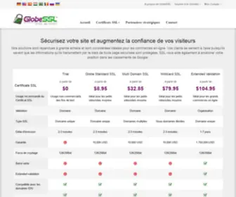 Globessl.fr(Certificats SSL) Screenshot