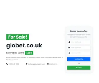 Globet.co.uk Screenshot