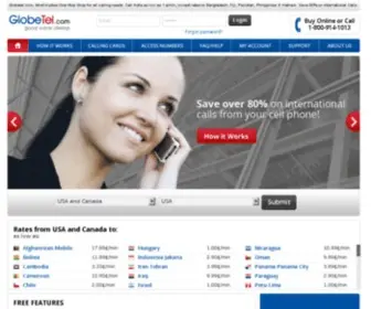 Globetel.com(Good Voice Always) Screenshot