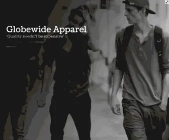 Globewideapparel.com(Globewide Apparel) Screenshot