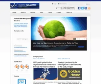Globewilliams.com(Globe Williams) Screenshot