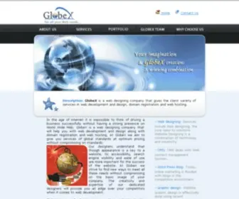 GlobexDesign.com(GlobeX Design: We make it look better on web than it’s in your mind) Screenshot