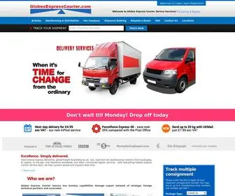 Globexexpresscourier.com(Globex Express Courier Service Index) Screenshot