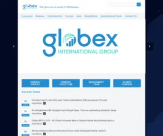 Globexintl.com(Corporate Home) Screenshot