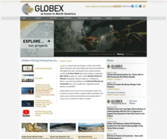 Globexmining.com(Globex Mining) Screenshot