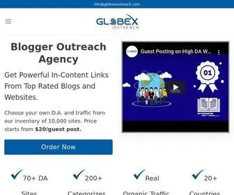 Globexoutreach.com(Globex Outreach) Screenshot
