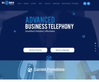 Globextelecom.net(A-Z termination) Screenshot
