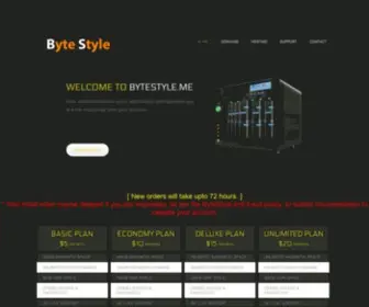 Globhosting.eu(ByteStyle) Screenshot