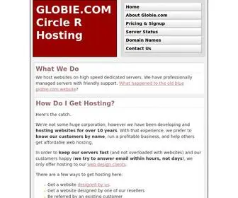 Globie.com(Circle R Web Hosting) Screenshot