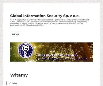 Globinfosec.pl(Global Information Security Sp) Screenshot