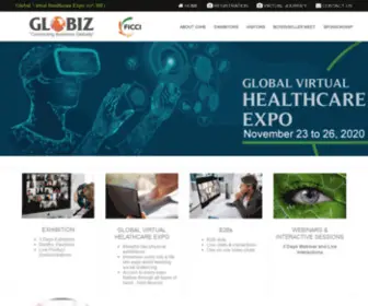 Globizhealthcare.com(Global Virtual Healthcare Expo) Screenshot