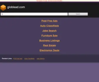 Globlead.com(Classified) Screenshot