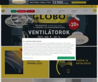 Globo-Lighting.hu(Vásároljon egyenesen a gyártótól) Screenshot