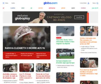 Globo.com.br(Absolutamente tudo sobre notícias) Screenshot