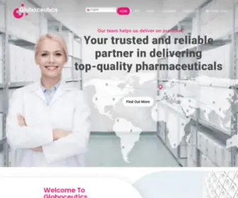 Globoceutics.com(International Pharmaceutical Wholesalers & Distributors UK) Screenshot