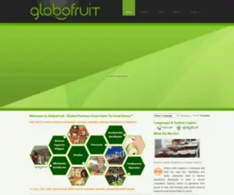 Globofruit.com(North America) Screenshot