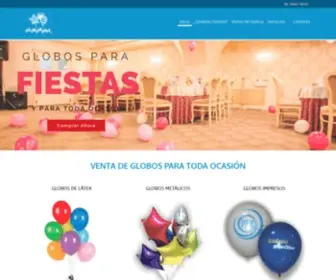 Globomania.com.mx(Globos) Screenshot