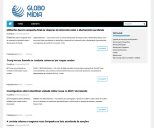 Globomidia.com.br(GloboMídia) Screenshot
