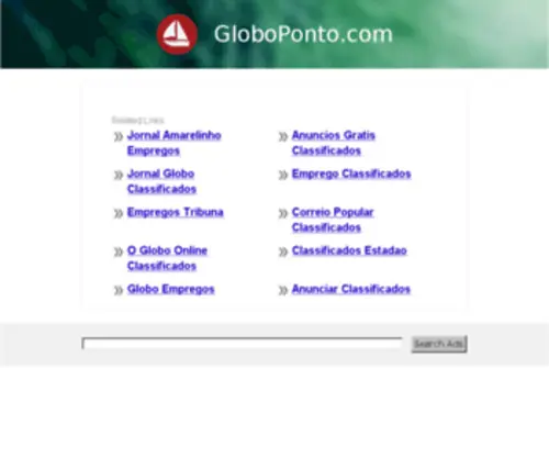 Globoponto.com(This domain name) Screenshot